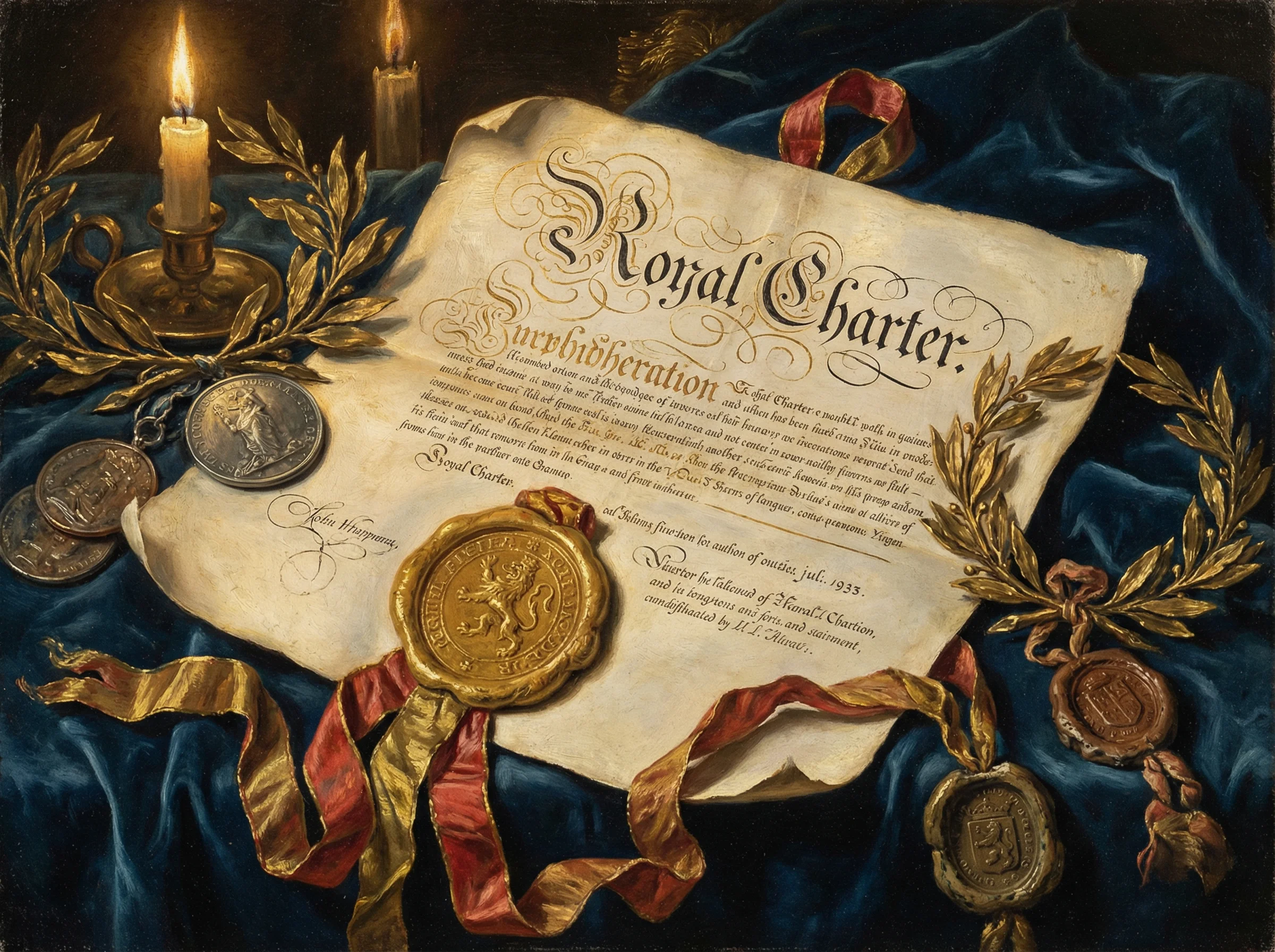 巅峰国际马耳他MGA博彩牌照授权 - 皇家授权文书古典油画